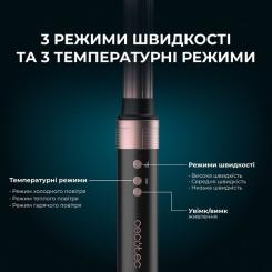Стайлер Cecotec Bamba CeramicCare 2in1 AirGlam Black Фото 6