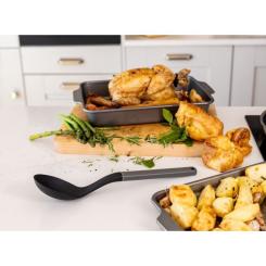 Ложка поварская KitchenAid Classic для сервірування 34 см сірий Фото 2