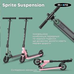 Самокат Micro Sprite Suspension складаний Оливковий Фото 7