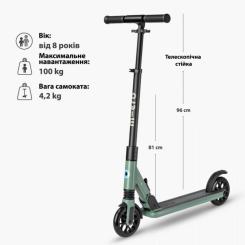 Самокат Micro Sprite Suspension складаний Оливковий Фото 8