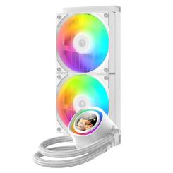 Система жидкостного охлаждения ID-Cooling FX240 LCD WHITE Фото 1