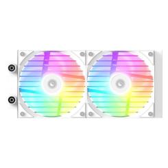 Система жидкостного охлаждения ID-Cooling FX240 LCD WHITE Фото 2