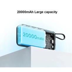 Батарея универсальная CUKTECH 20000mAh PB200N 55W Grey Фото 3