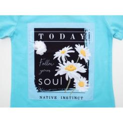 Футболка детская Cloise с ромашками Фото 2