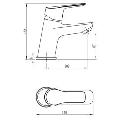 Смеситель GH 10.32.2001 ANDY Фото 3