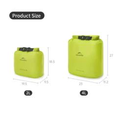 Гермомешок Naturehike CNK2550XB012, 4 л, жовтий Фото 1