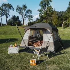 Палатка Naturehike Cape Series 5.2 CNK2450WS037 сіро-коричневий Фото 1