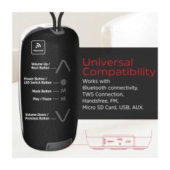 Акустическая система Energizer BTS164 Black Фото 8