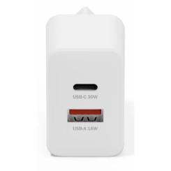 Зарядное устройство Digitus 1xUSB-C + 1xUSB 30W GaN Фото 3