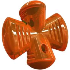 Игрушка для собак Bionic Стаффер оранжевый 12.5 см Фото