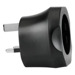 Переходник Essager EU to UK 220V black Фото 3