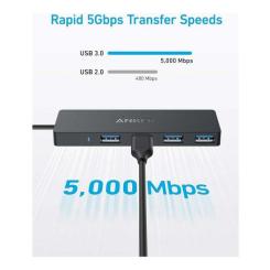 Концентратор Anker USB-C to 4xUSB-A Фото 3