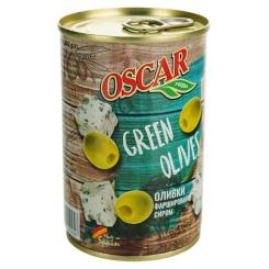 Овощная консервация Oscar foods Оливки фаршированные творогом 300 г Фото 1