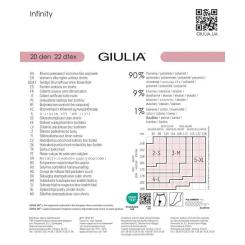 Колготы Giulia Infinity 20 Den Daino - 2 Фото 3
