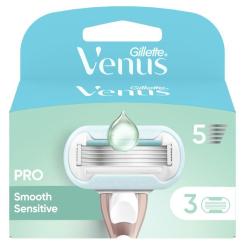 Сменные кассеты Gillette Venus Pro Smooth Sensitive 3 шт. Фото