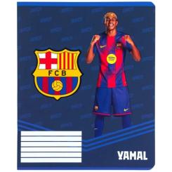 Тетрадь Kite FC Barcelona, 12 аркушів, клітинка Фото 3