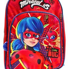 Рюкзак детский Perletti Miraculous LadyBug на колесах, червон Фото 9