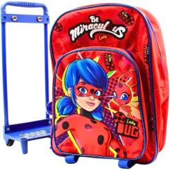 Рюкзак детский Perletti Miraculous LadyBug на колесах, червон Фото 1