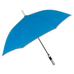Зонт Perletti Reflecting тростина, з системою антивітер, синя Фото