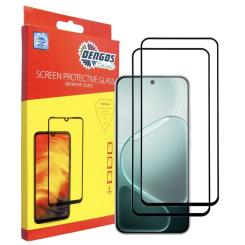 Стекло защитное Dengos OPPO A6 Pro Black 2 pcs Фото