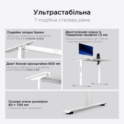 Компьютерный стол Anda Seat Xtreme E White Фото 11