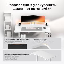 Компьютерный стол Anda Seat Xtreme E White Фото 12