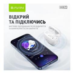 Наушники BAVIN BAVIN-77 Hi-Res White Фото 3