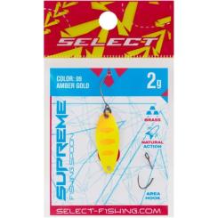 Блесна Select Supreme 2.0g 27mm 09 Amber Gold Фото 1