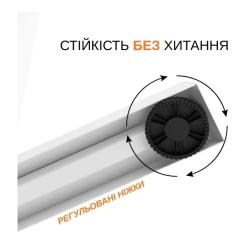 Компьютерный стол ITechMount с регулируемой высотой MT12BW белый Фото 10