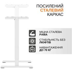 Компьютерный стол ITechMount с регулируемой высотой MT12BW белый Фото 11