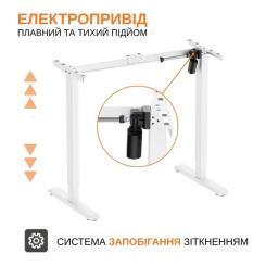 Компьютерный стол ITechMount с регулируемой высотой MT12BW белый Фото 7