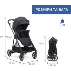 Коляска Chicco 2 в 1 Seety графіт Фото 6