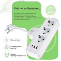 Сетевой фильтр питания XoKo XK-SPW-3-2-1-WH Фото 7