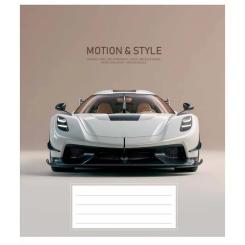 Тетрадь Школярик Motion and style 60 листов клетка Фото 3