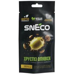 Сыр сушеный snEco Оливка сушеная «Хрустящая Зеленая» 14 г Фото