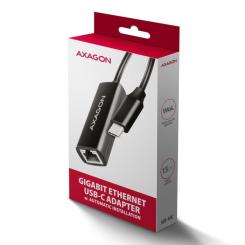 Переходник AXAGON USB-C to RJ45 Ethernet 1000Mbps black Фото 5