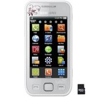 Мобильный телефон Samsung GT-S5250 (Wave525) Pearl White La Fleur Фото