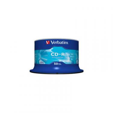 Диск CD Verbatim CD-R 700Mb 52x Cake box 50 Extra Фото