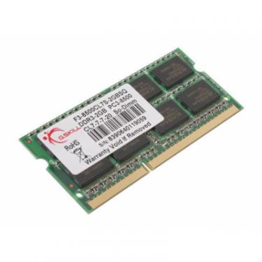 Модуль памяти для ноутбука G.Skill SoDIMM DDR3 2GB 1066 MHz Фото