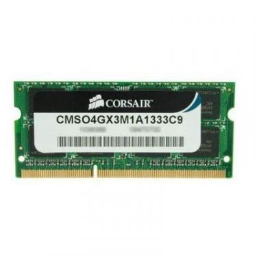 Модуль памяти для ноутбука Corsair SoDIMM DDR3 4GB 1333 MHz Фото