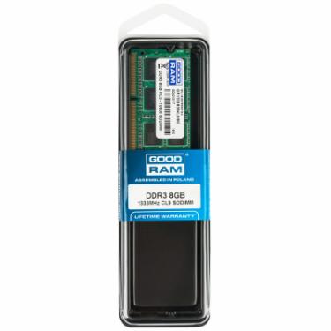Модуль памяти для ноутбука Goodram SoDIMM DDR3 8GB 1333 MHz Фото 4