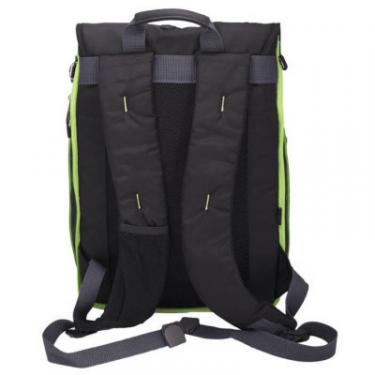 Рюкзак для ноутбука Crown 15.6 Harmony black and green Фото 3