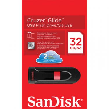 USB флеш накопитель SanDisk 32Gb Cruzer Glide Фото 2