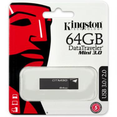 USB флеш накопитель Kingston 64Gb DataTraveler Mini 3.0 Фото 2