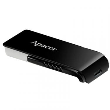 USB флеш накопитель Apacer 32GB AH350 Black RP USB3.0 Фото 4