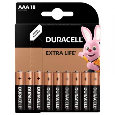 Батарейка Duracell AAA лужні 18 шт. в упаковці Фото 1