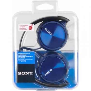 Наушники Sony MDR-ZX310 Blue Фото 8