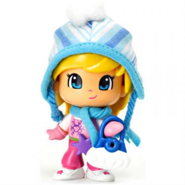 Кукла Pinypon в зимней одежде с голубым шарфом Фото