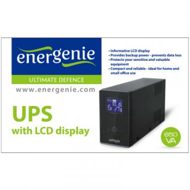 Источник бесперебойного питания EnerGenie EG-UPS-031 650VA LCD Фото 1