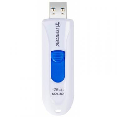 USB флеш накопитель Transcend 128GB JetFlash 790 White USB 3.0 Фото 1